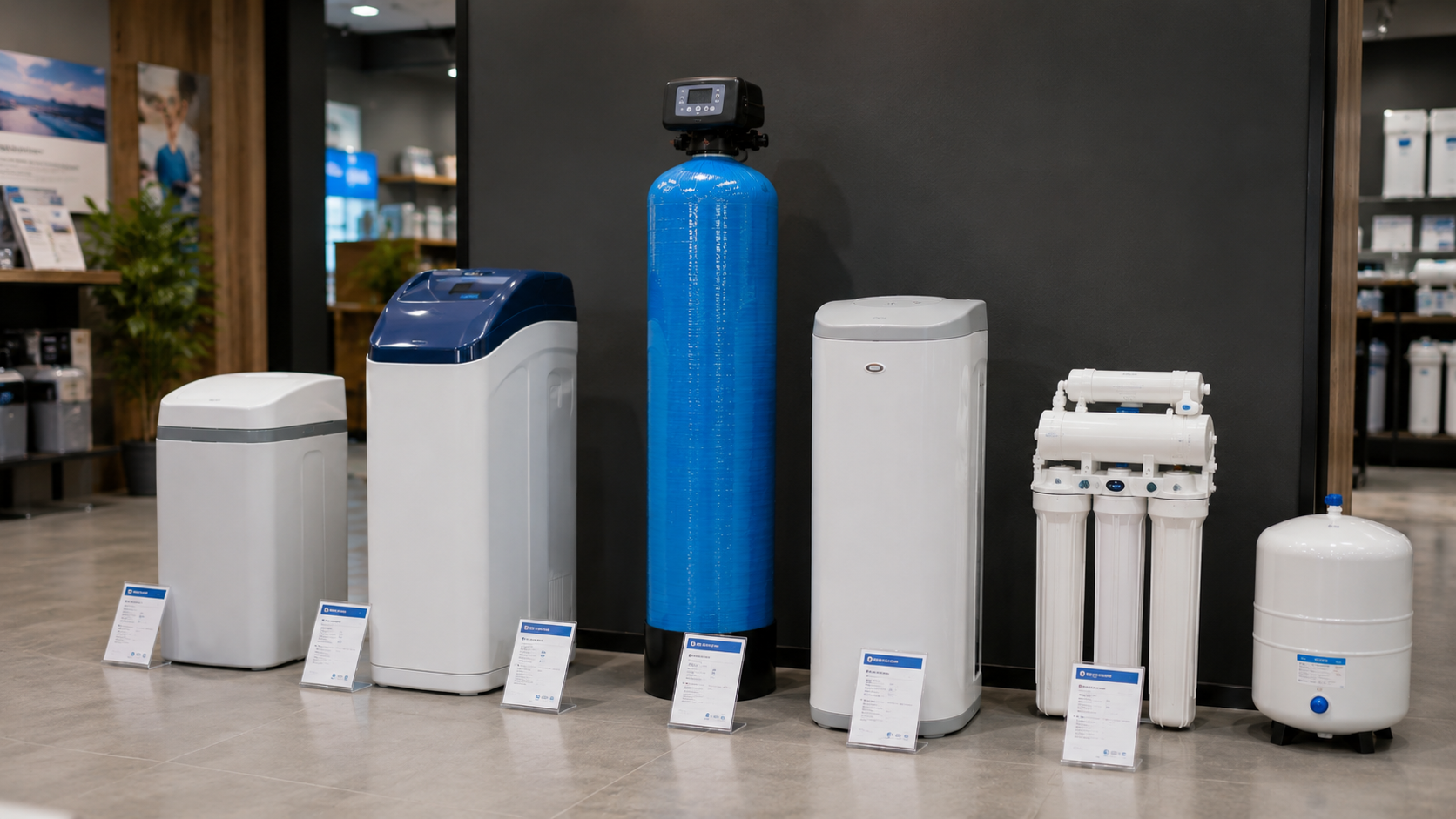 Waterontharders vergelijken - Alle types naast elkaar